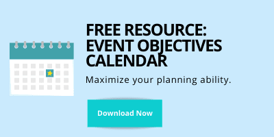 Event objectives calendar