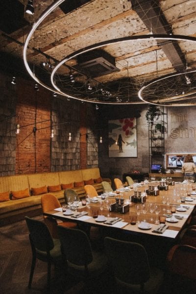 Corporate dinner meeting